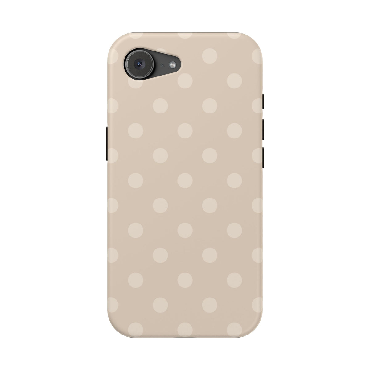 Beige Polka Dots iPhone Case