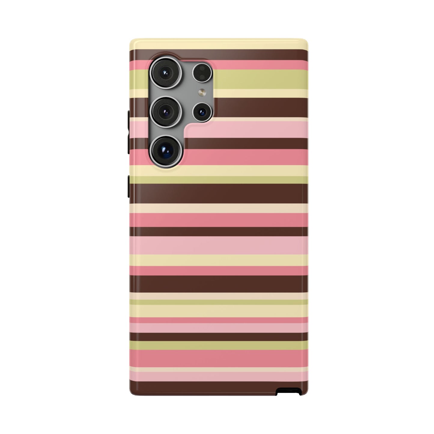 Strawberry Matcha Stripes Samsung Case