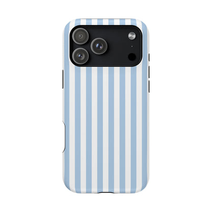 Blue Picnic Stripes iPhone Case