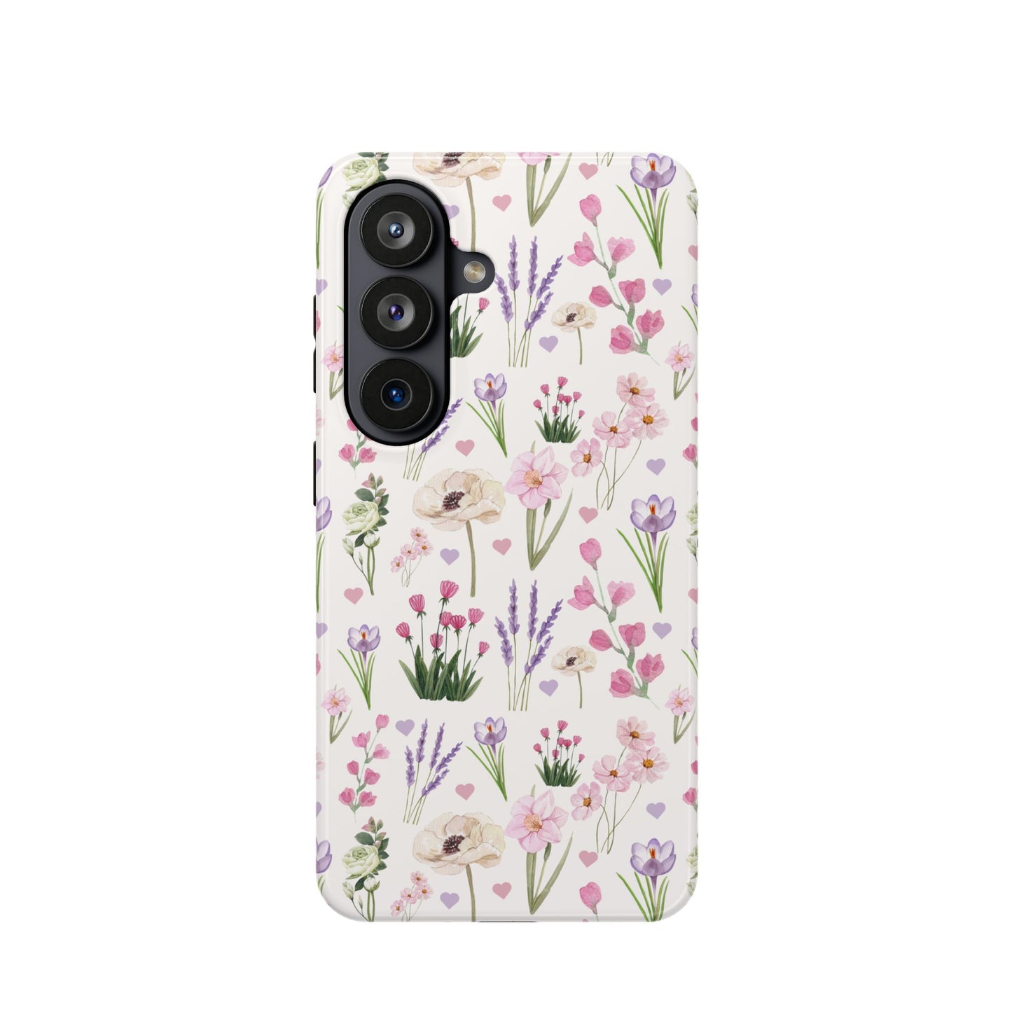 Vintage Purple Floral Samsung Case