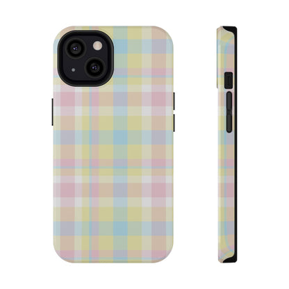 Buttercream Plaid iPhone Case