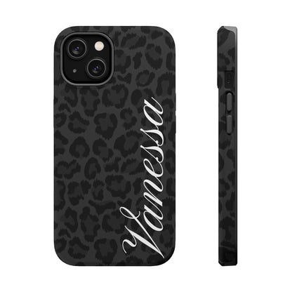 Custom Black Leopard iPhone Case