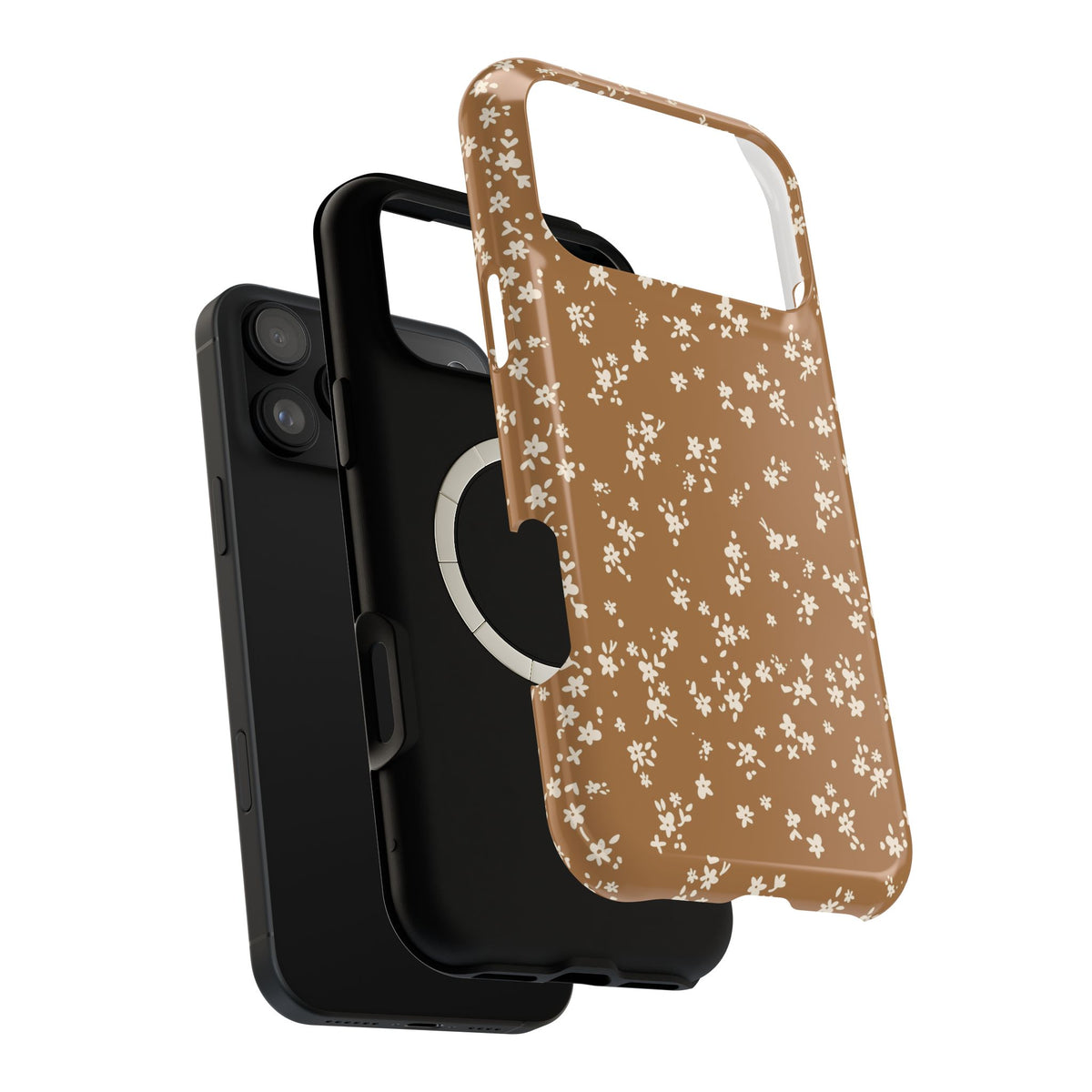 Toffee Ditsy Floral iPhone Case