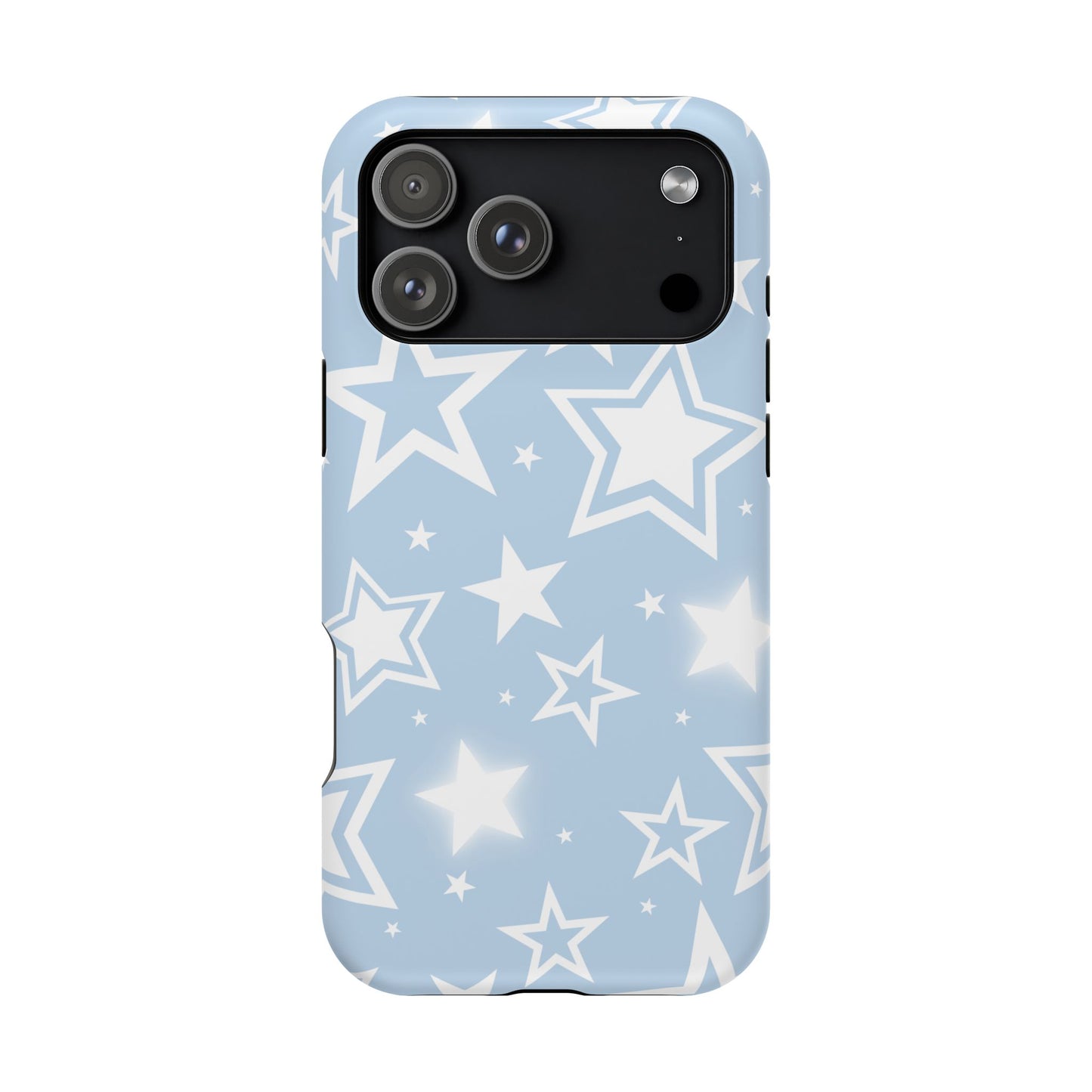 Blue Y2K Stars iPhone Case