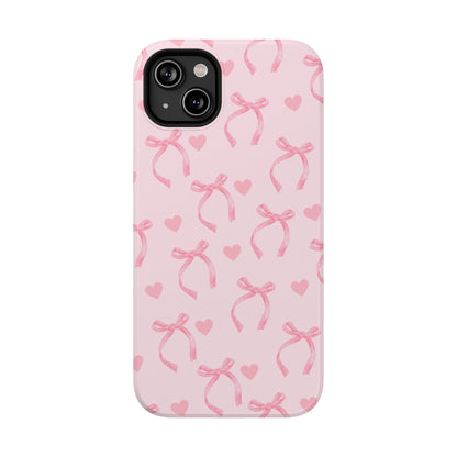 Bows & Hearts iPhone Case