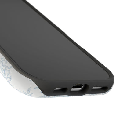 French Blue Toile iPhone Case