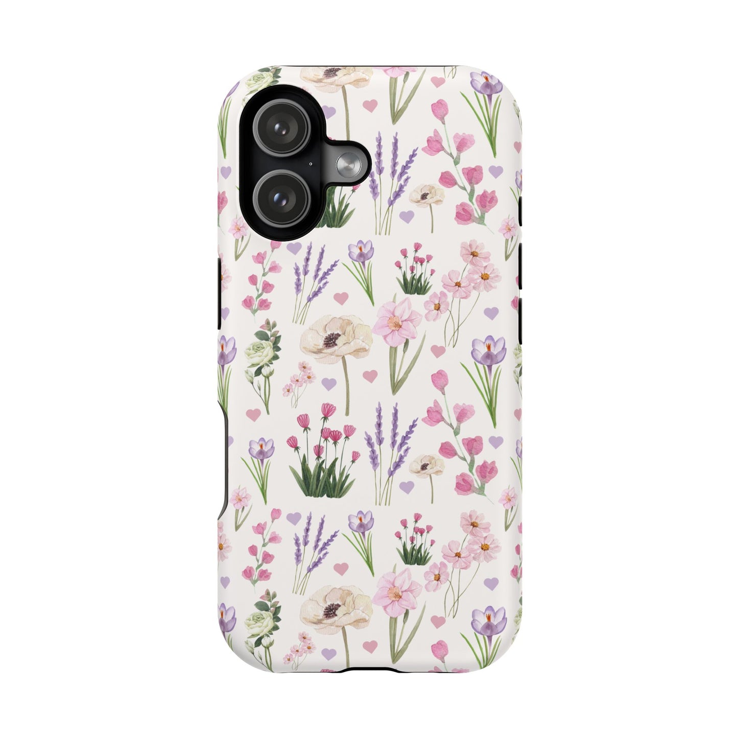 Vintage Purple Floral iPhone Case