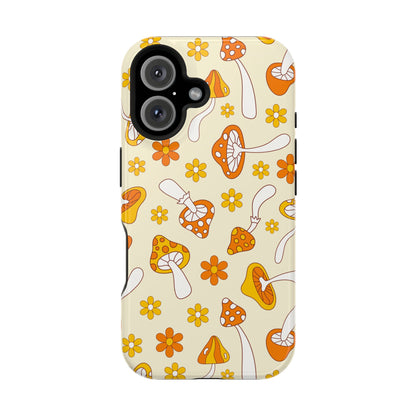 Retro Mushrooms iPhone Case