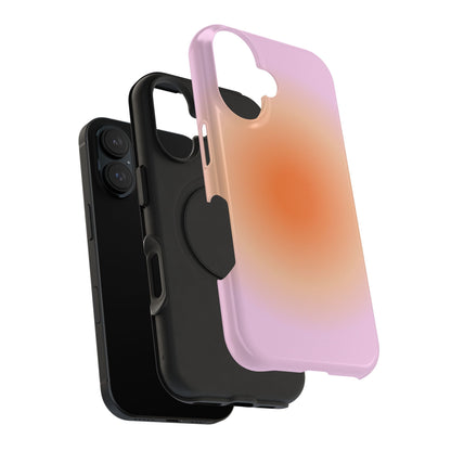 Orange & Purple Aura iPhone Case
