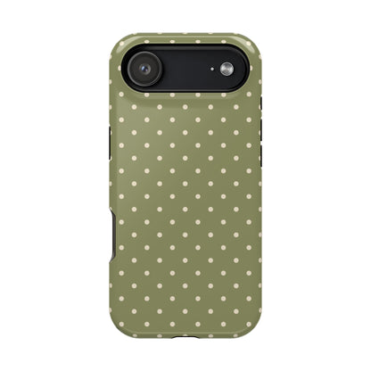 Green Mini Dots iPhone Case