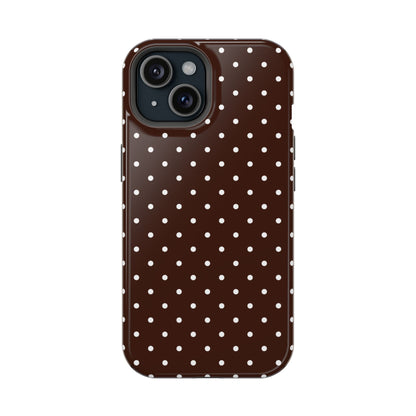 Mocha Mini Dots iPhone Case