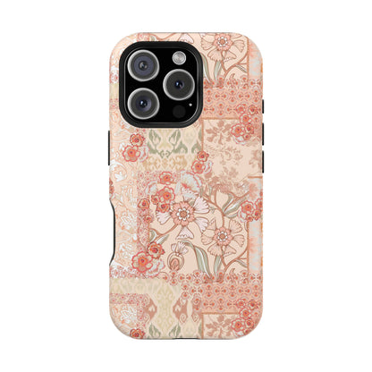 Peachy Paisley iPhone Case