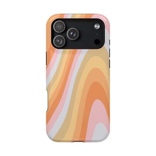 Rainbow Waves iPhone Case