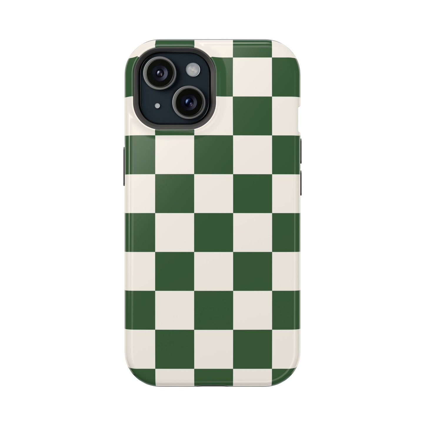 Green Checkered iPhone Case