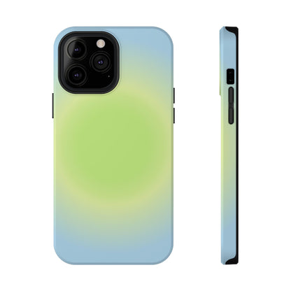 Green & Blue Aura iPhone Case