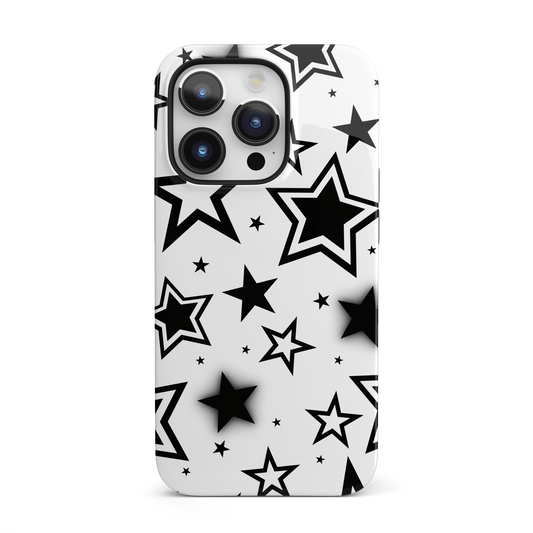 White Stardust iPhone Case