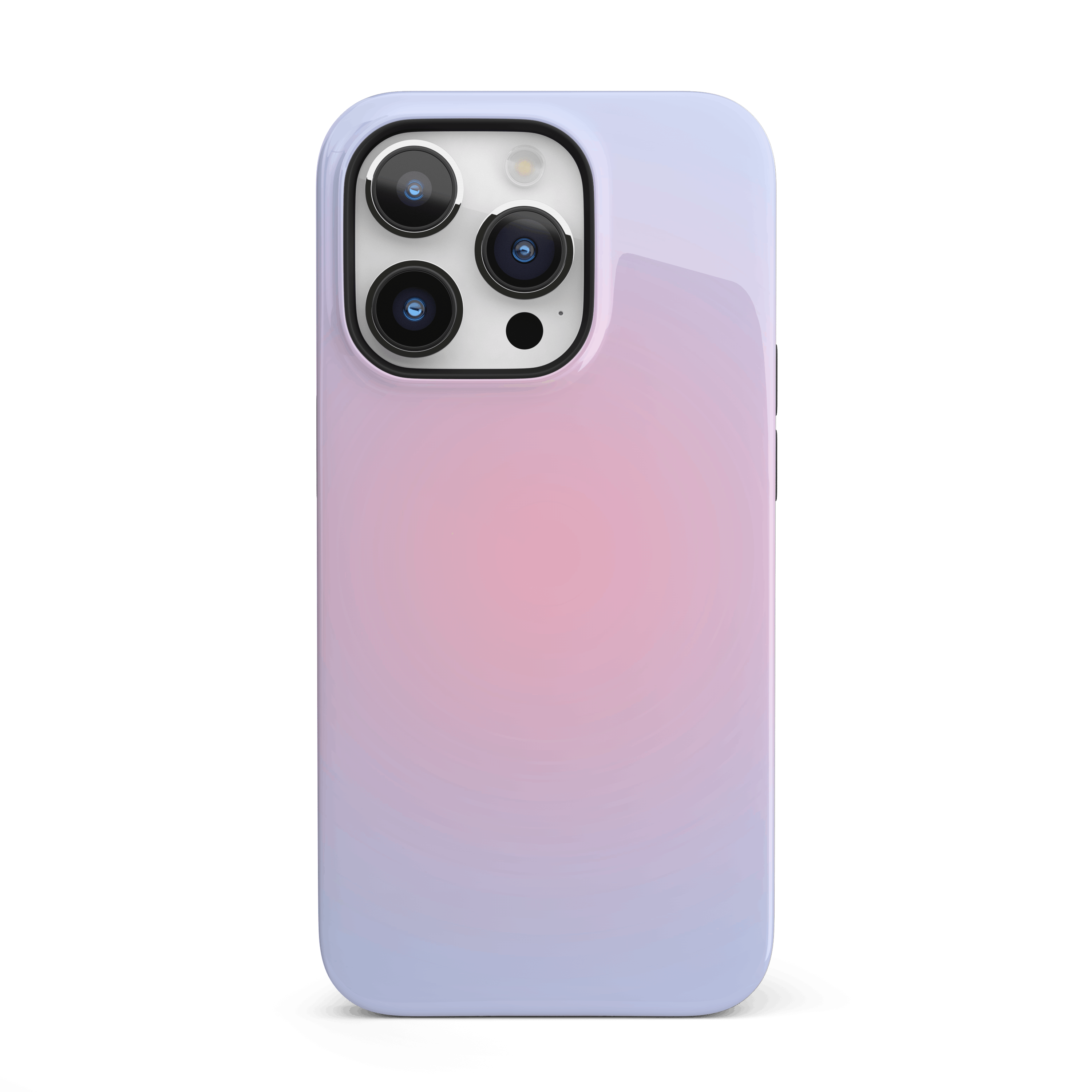 Pink and Blue Aura iPhone Case
