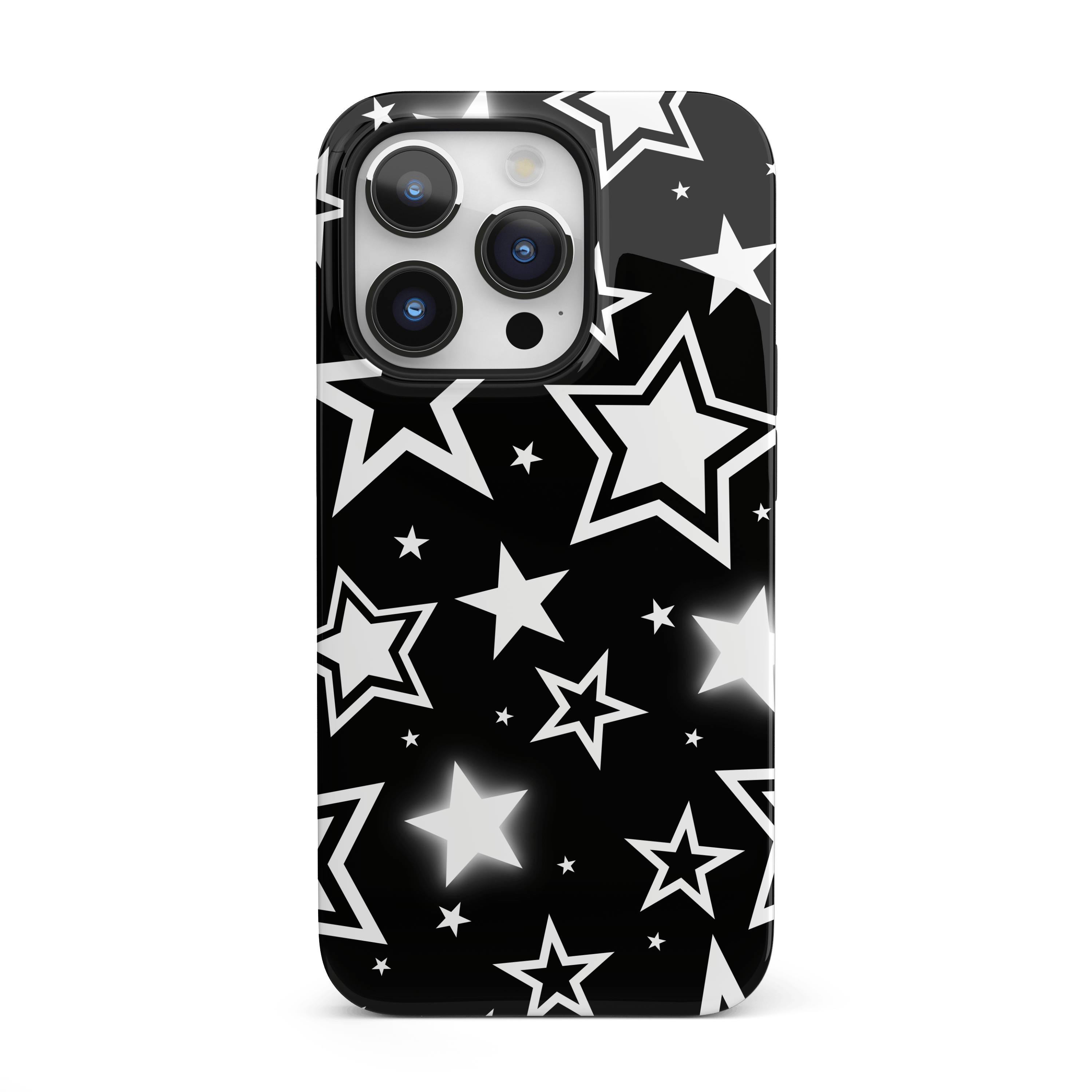 Black Stardust iPhone Case