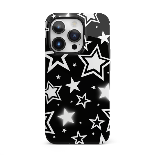 Black Stardust iPhone Case