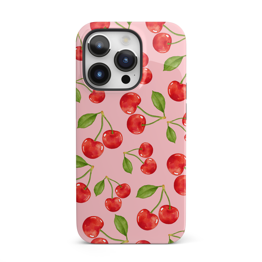Cherry Rain iPhone Case