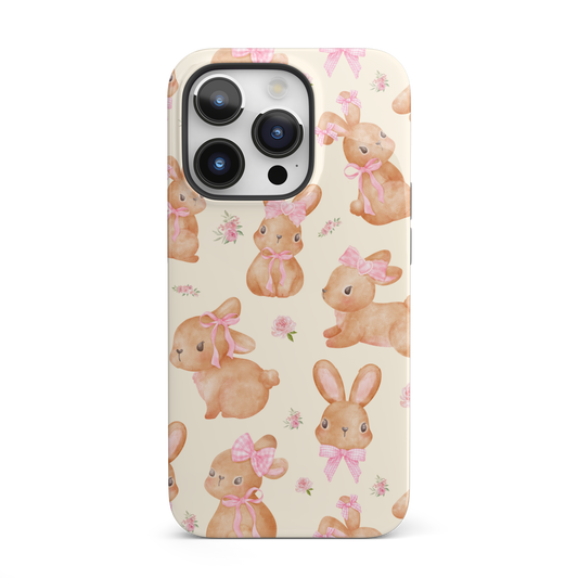 Bow Bunny iPhone Case