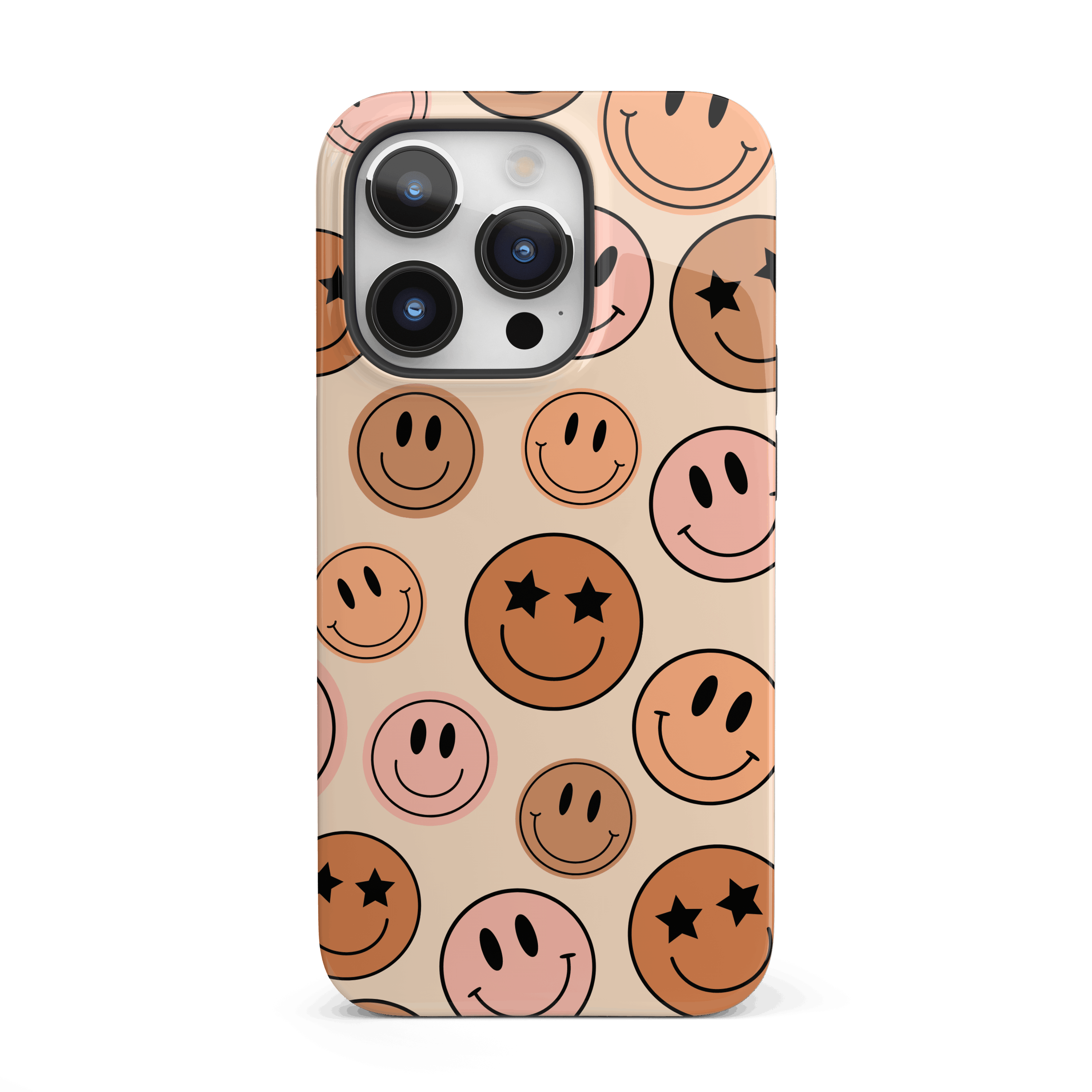 Boho Smiley Faces iPhone Case