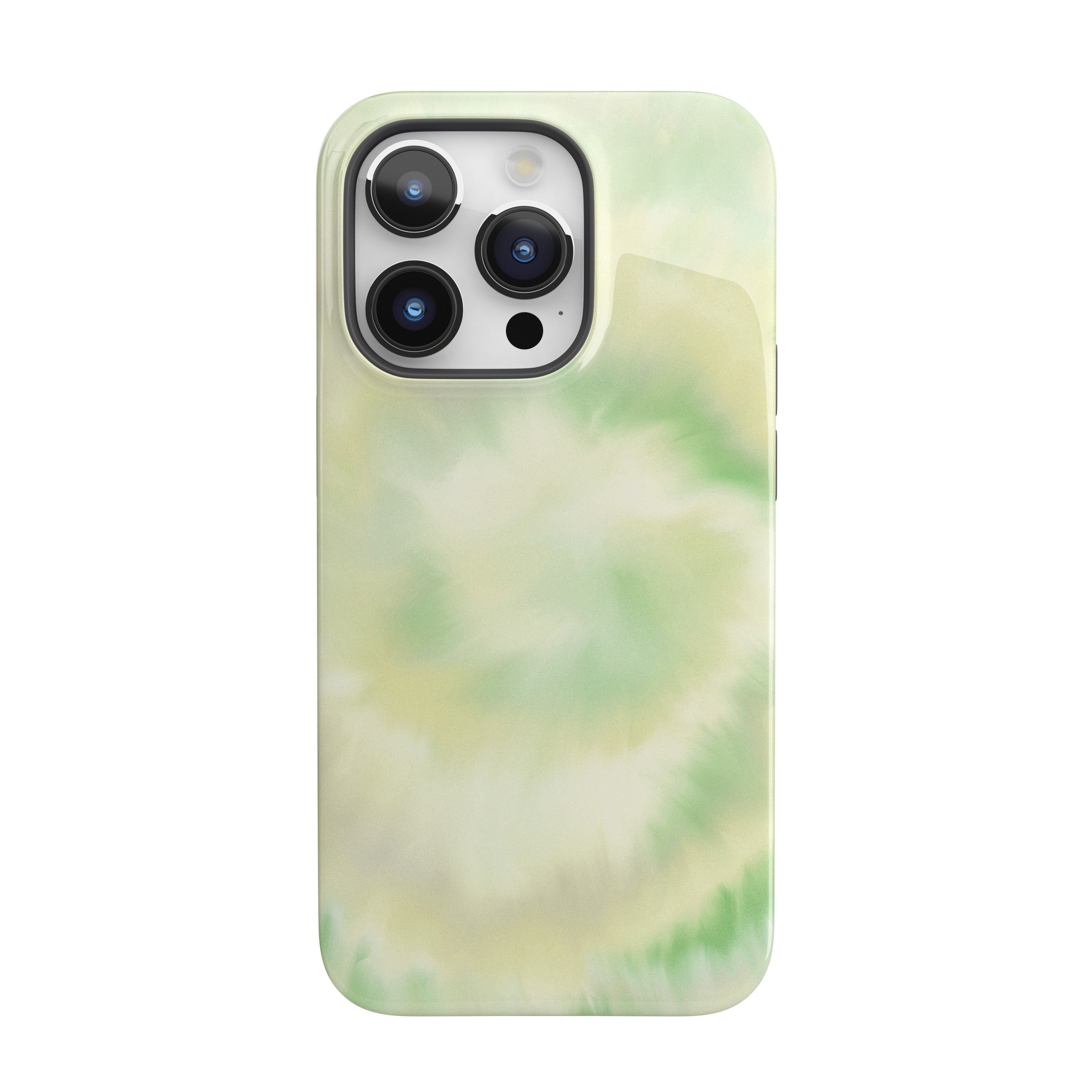 Lime Tie Dye iPhone Case