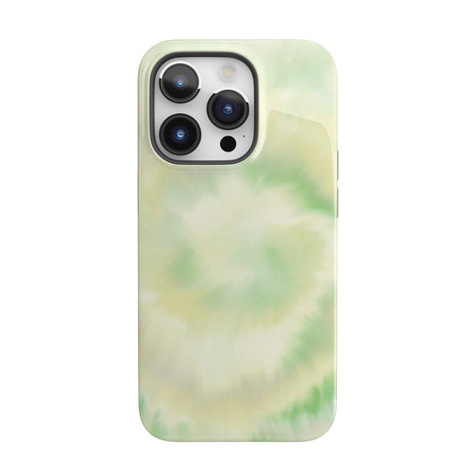Lime Tie Dye iPhone Case