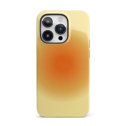 Orange Aura iPhone Case