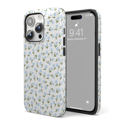 Blue Bloom iPhone Case