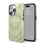 Lime Tie Dye iPhone Case