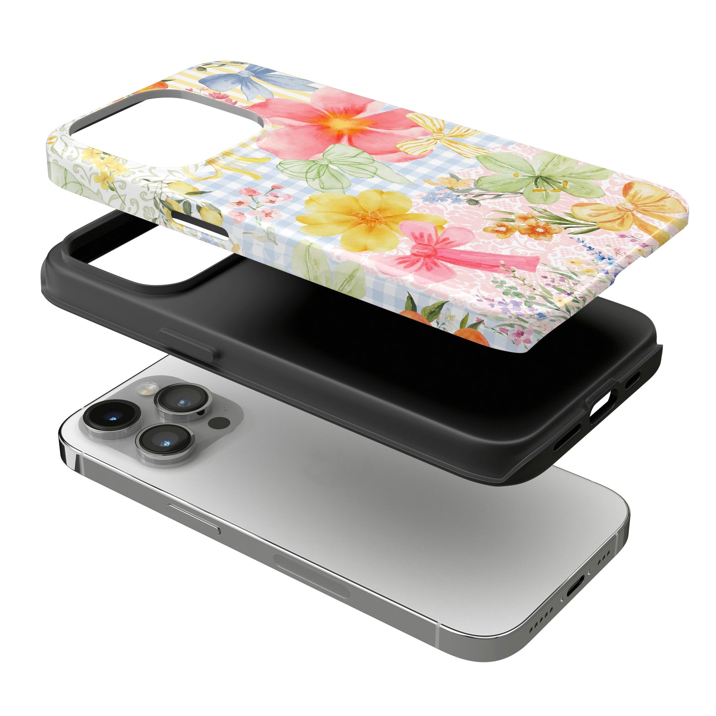 Garden Party Collage iPhone Case