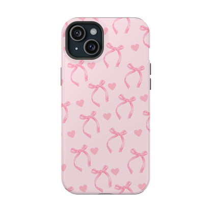 Bows & Hearts iPhone Case
