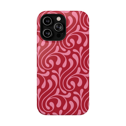 Cherry Paisley iPhone Case