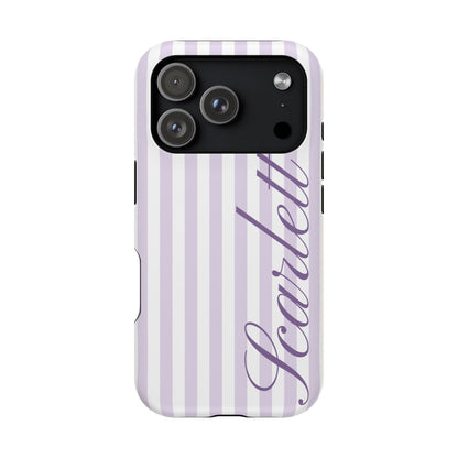 Personalized Lilac Beau iPhone Case