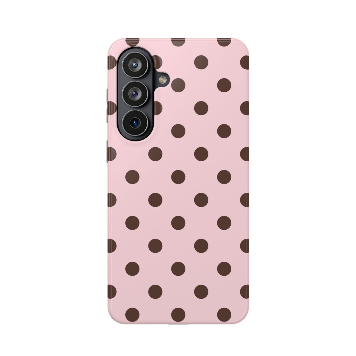 Strawberry Mocha Polka Dots Samsung Case