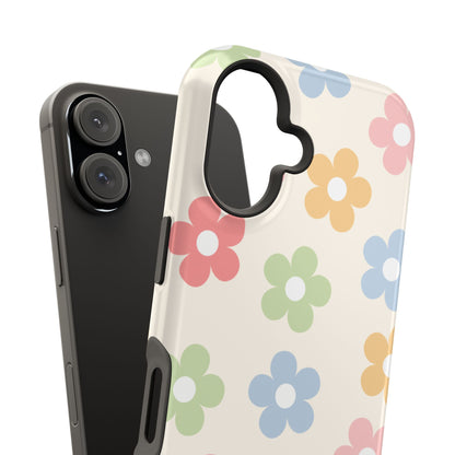 Preppy Retro Flowers iPhone Case
