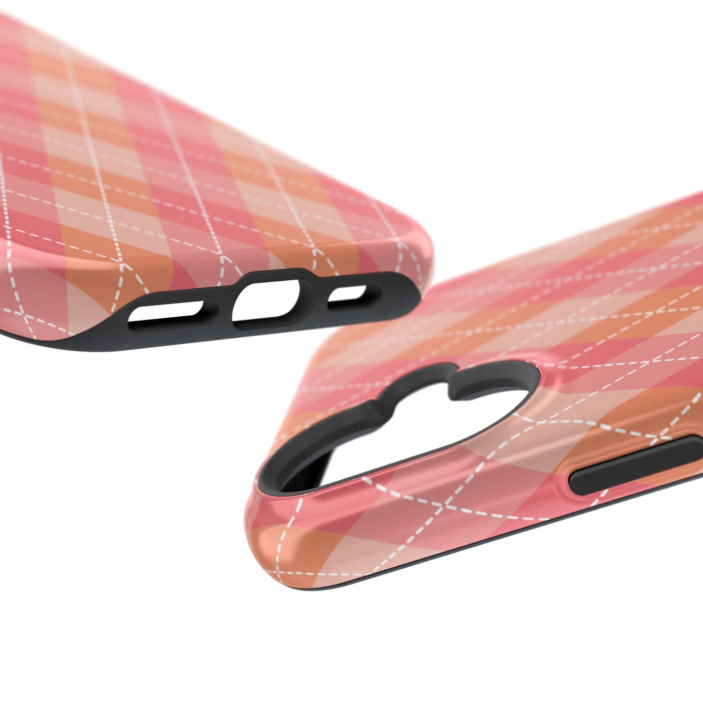 Pink Argyle iPhone Case