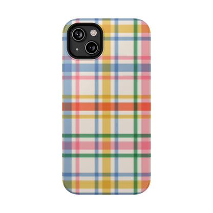 Retro Plaid iPhone Case