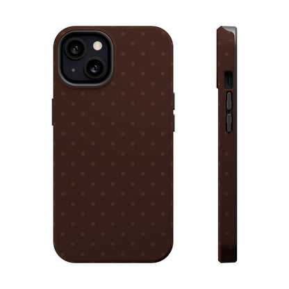 Mocha Mini Dots iPhone Case