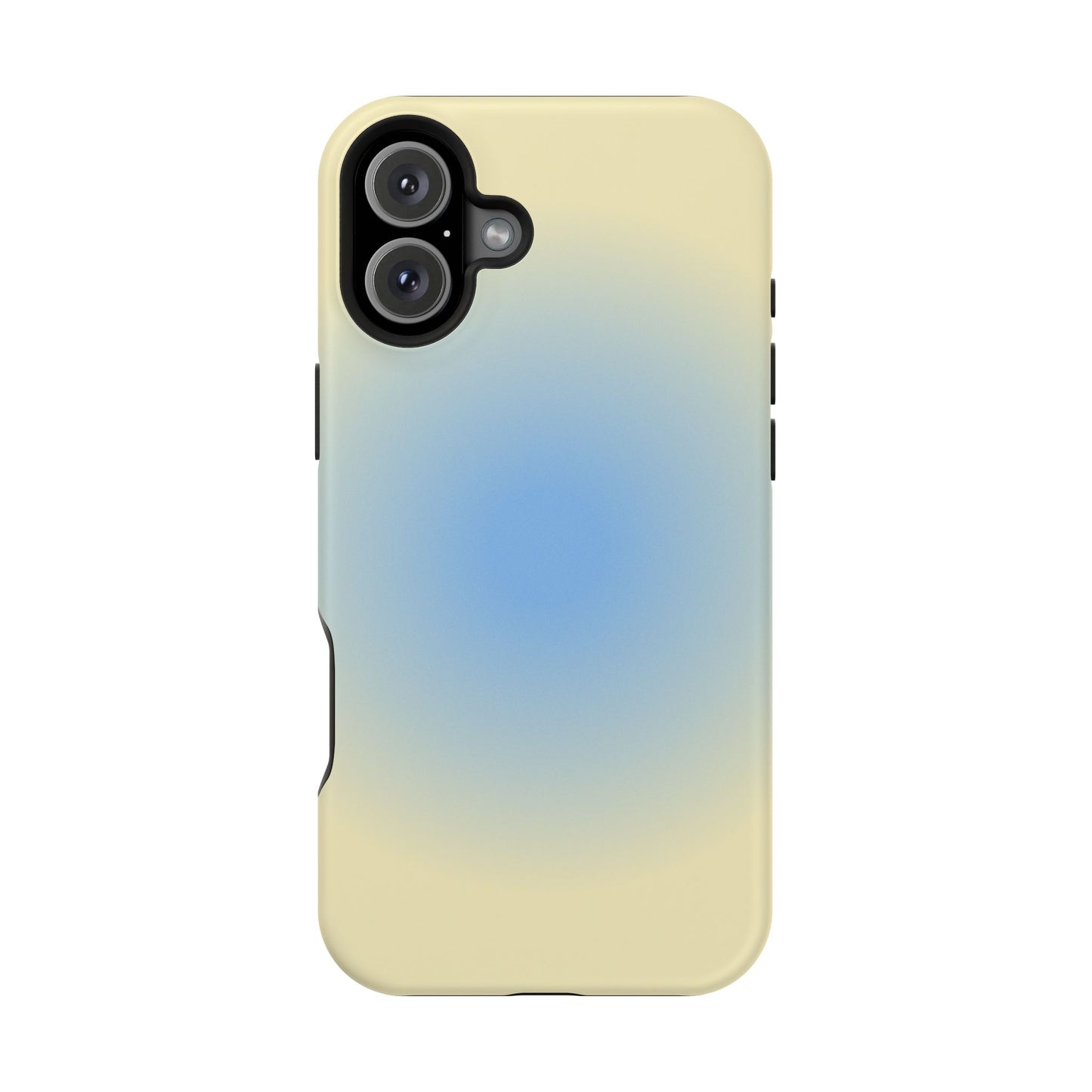 Blue & Yellow Aura iPhone Case