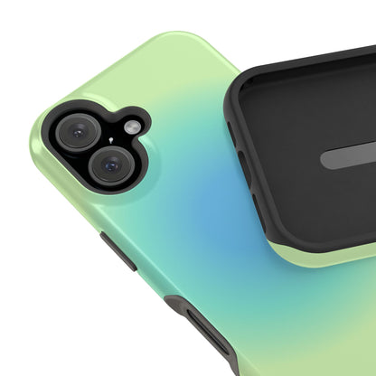 Blue & Green Aura iPhone Case