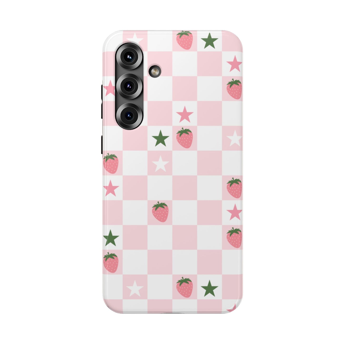 Strawberry Check Samsung Case