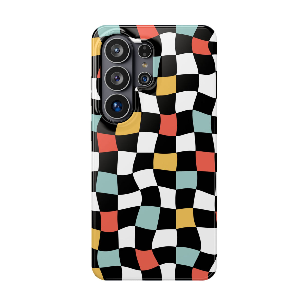 Retro Check Samsung Case