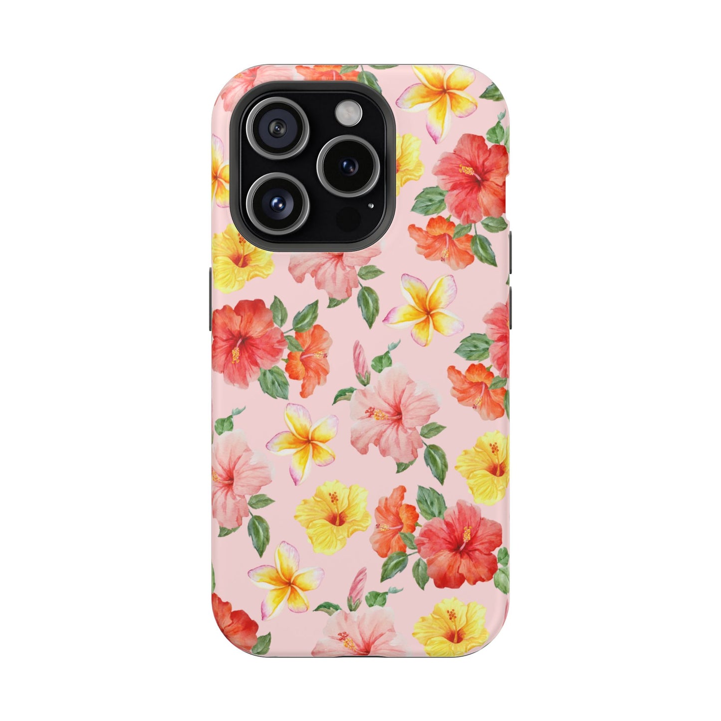 Pink Hibiscus Bloom iPhone Case