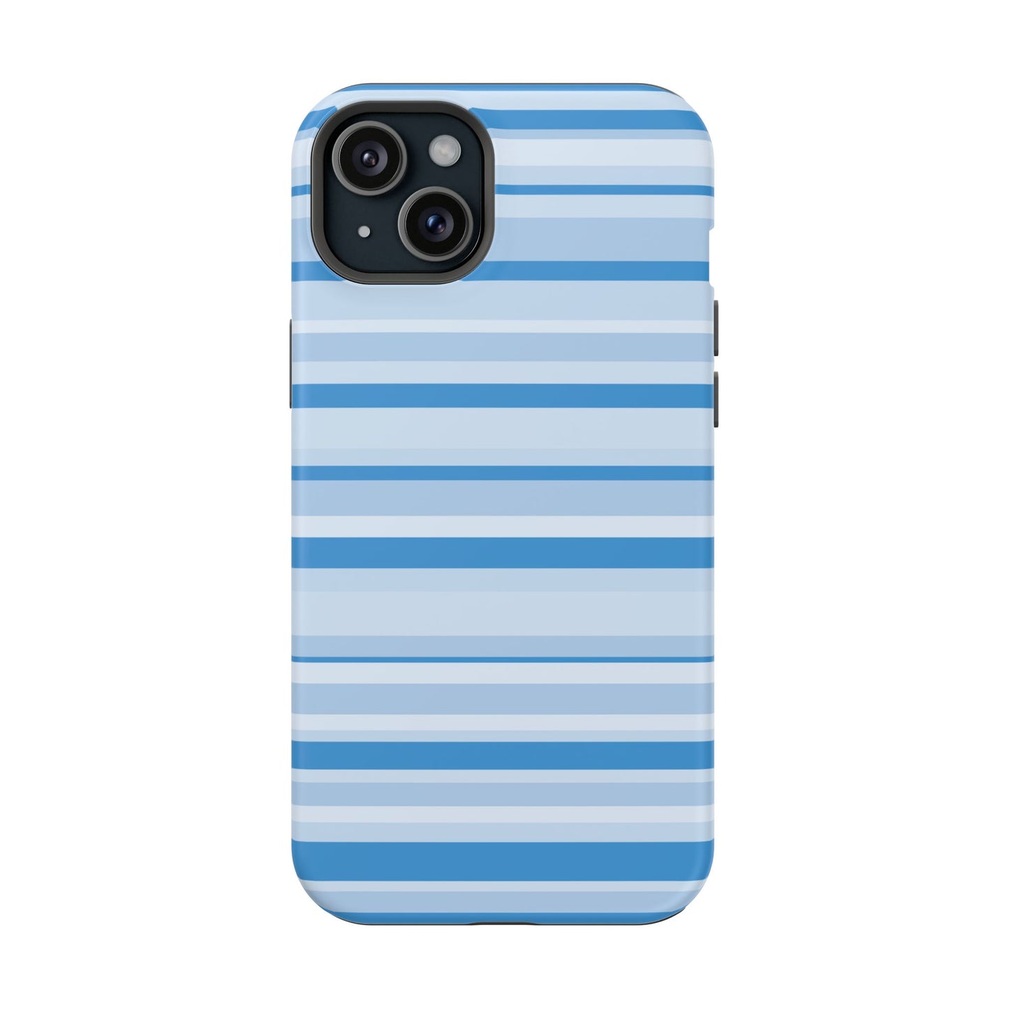 Blue Candy Stripes iPhone Case