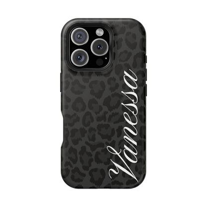 Custom Black Leopard iPhone Case