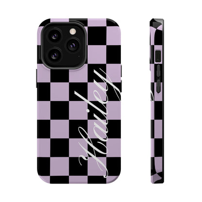 Custom Witchy Checkered iPhone Case