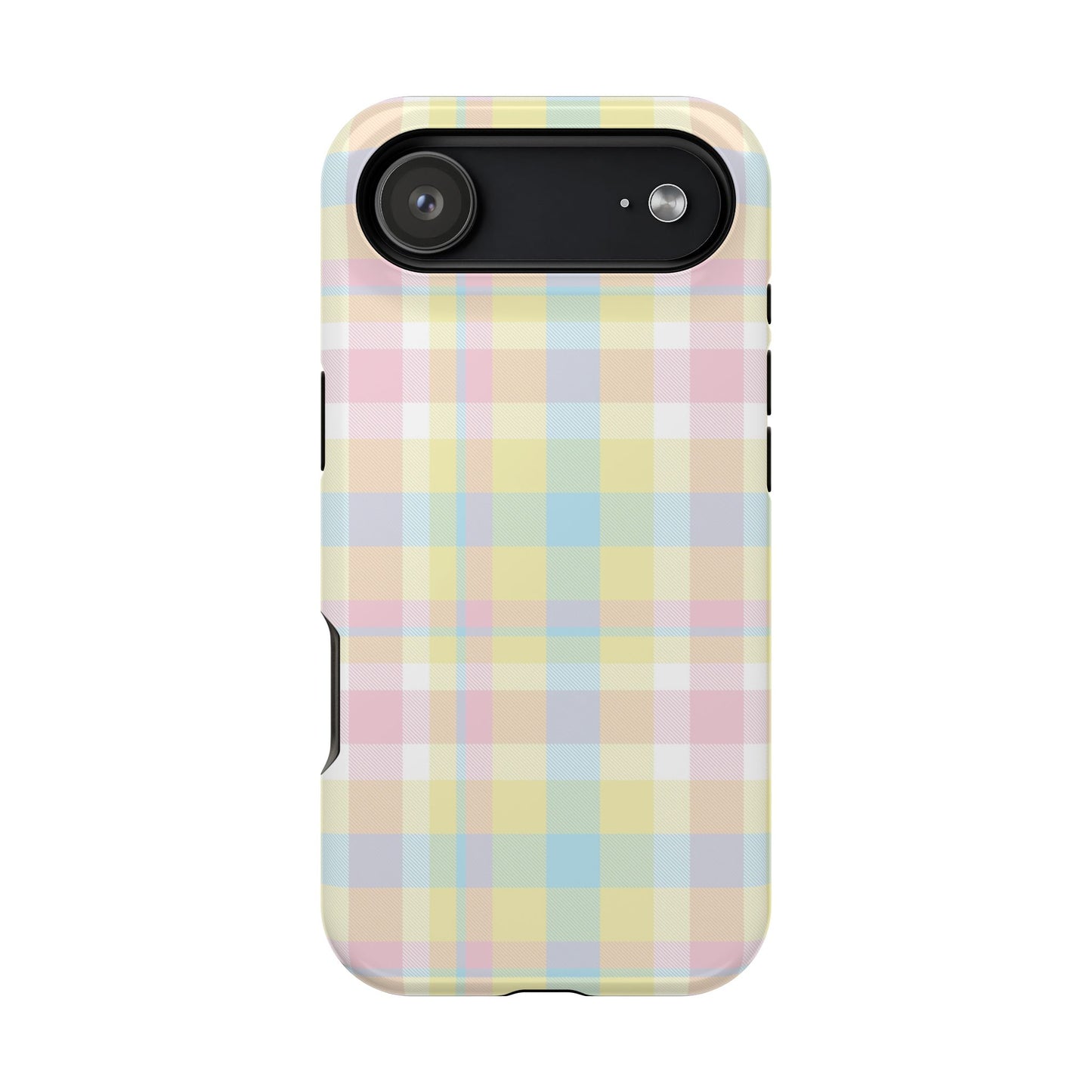 Buttercream Plaid iPhone Case
