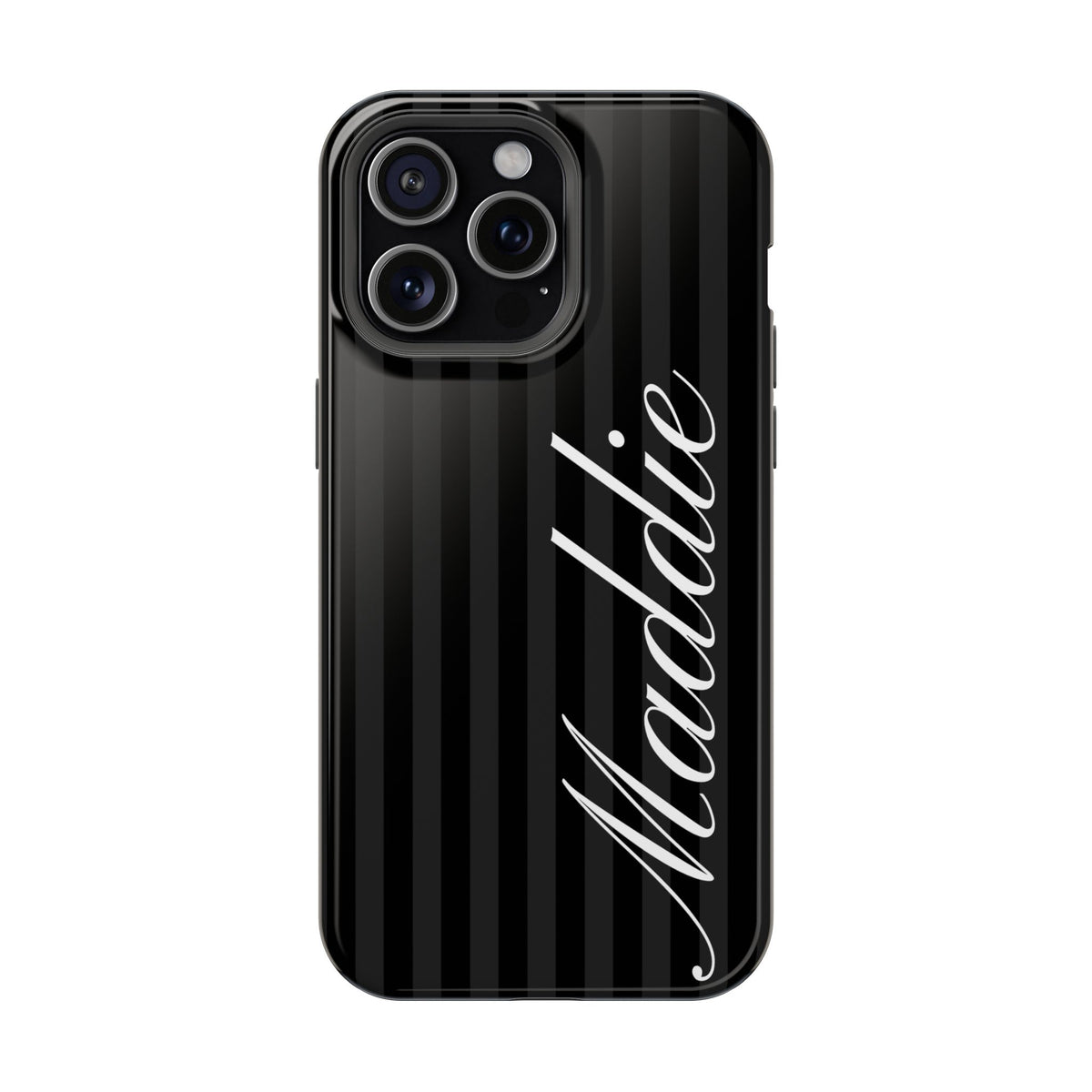 Custom Black Stripes iPhone Case